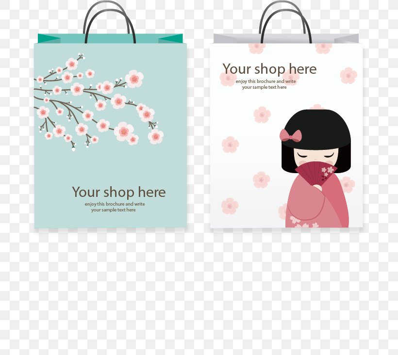 Detail Paper Bag Vector Template Free Nomer 40