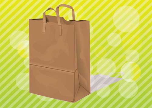 Detail Paper Bag Vector Template Free Nomer 46
