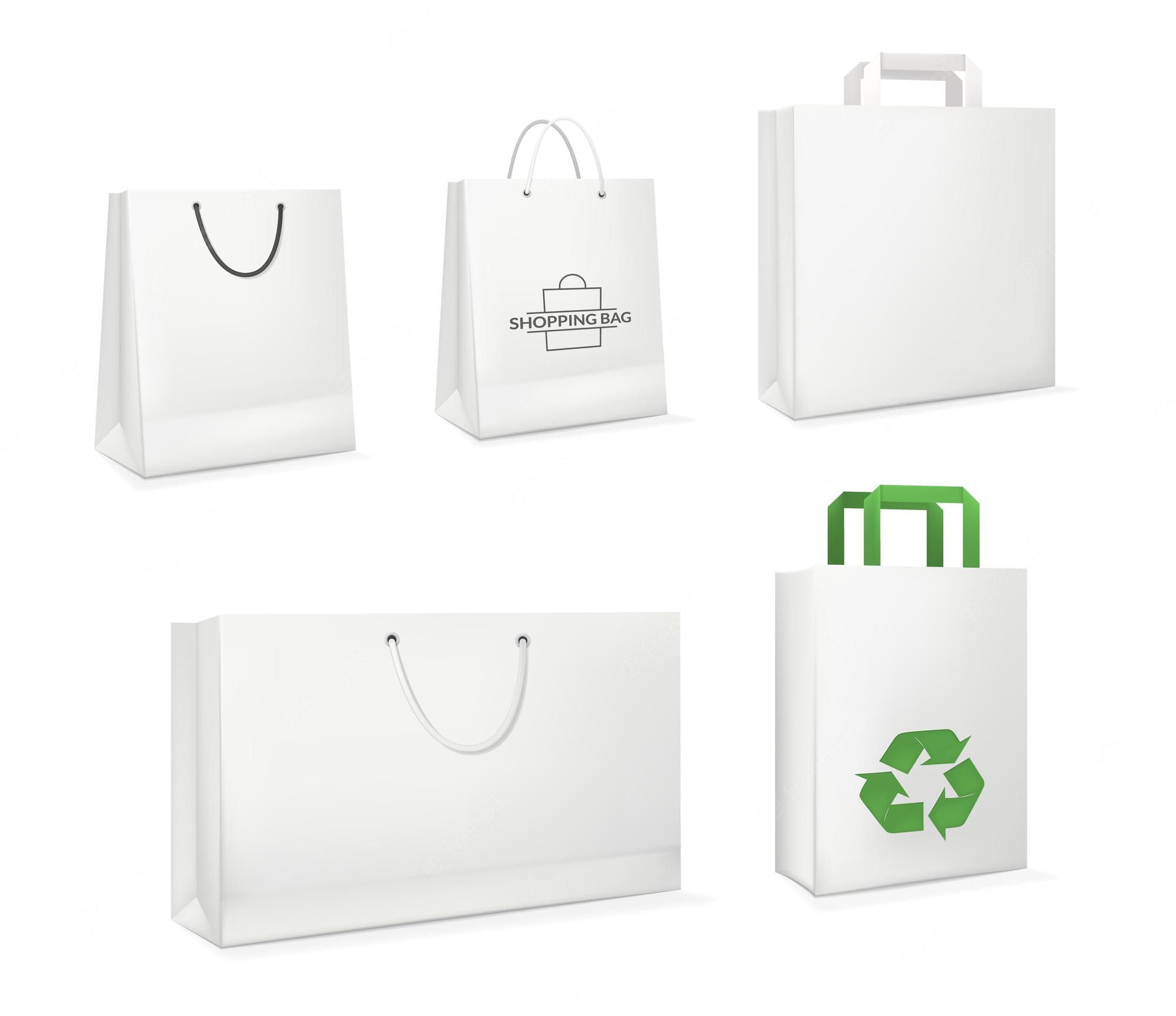 Detail Paper Bag Vector Template Free Nomer 47