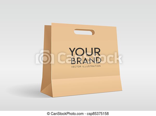 Detail Paper Bag Vector Template Free Nomer 54