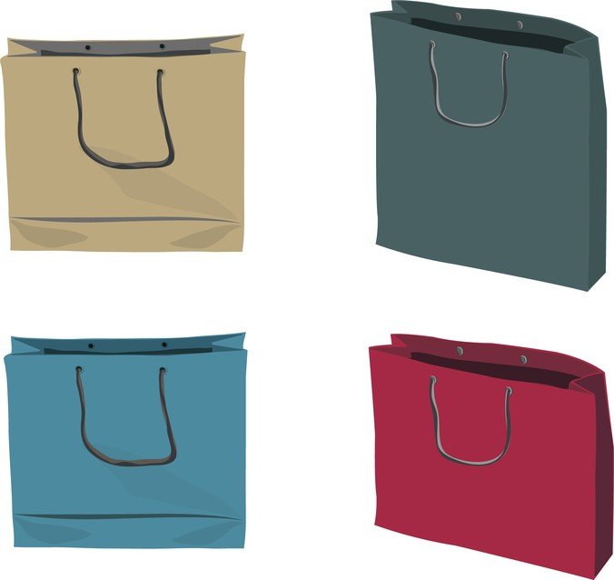 Detail Paper Bag Vector Template Free Nomer 55