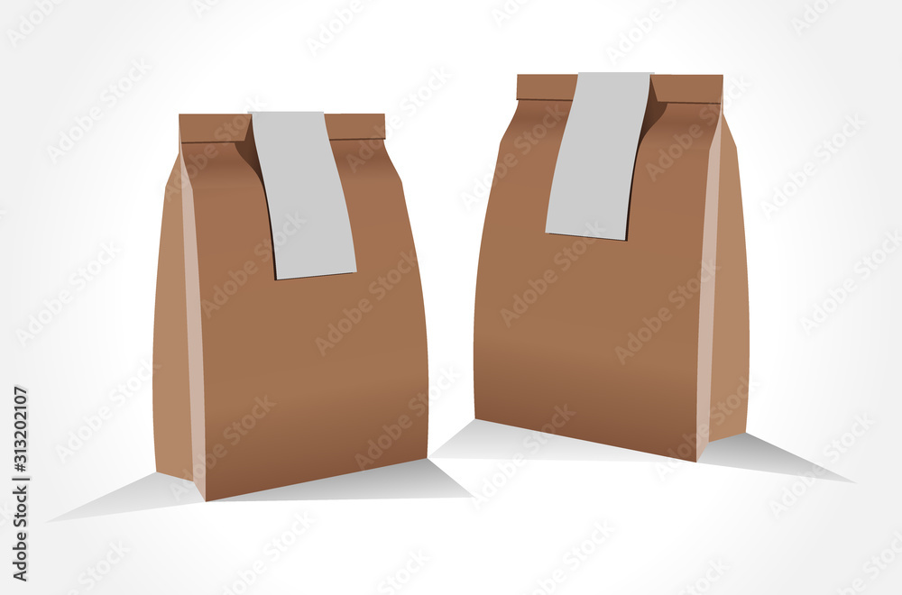 Detail Paper Bag Vector Template Free Nomer 56
