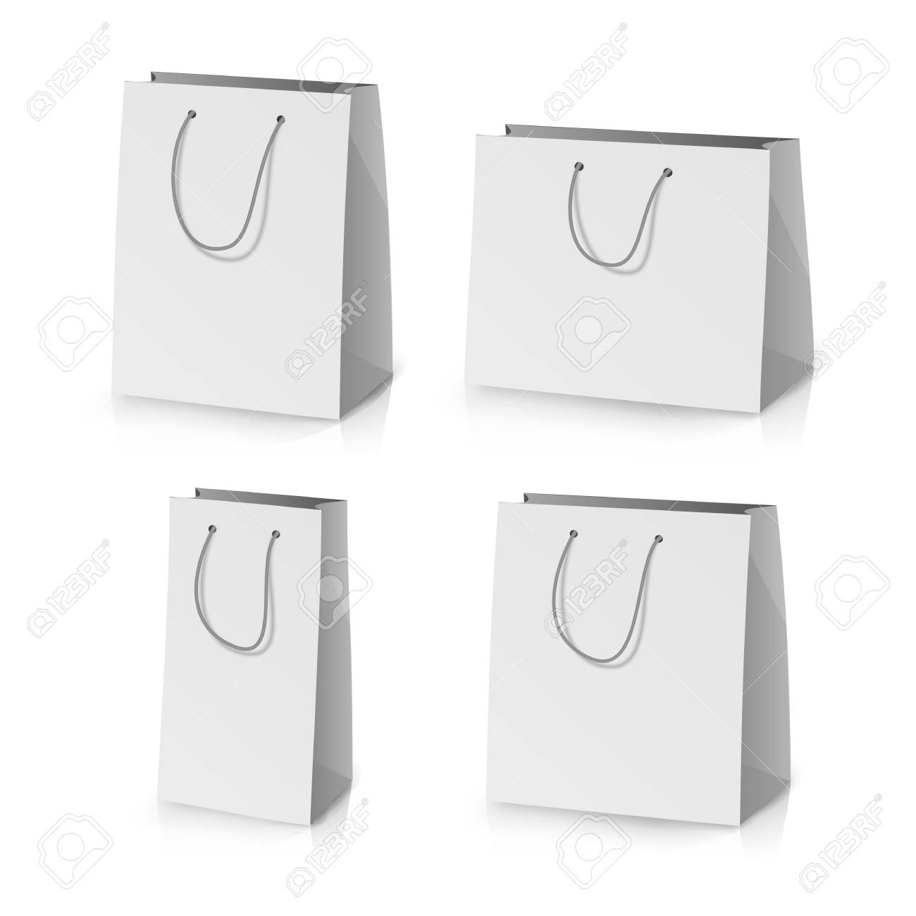 Detail Paper Bag Vector Template Free Nomer 7