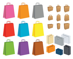 Detail Paper Bag Vector Template Free Nomer 10