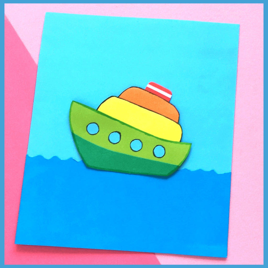 Detail Paper Boat Template Printable Nomer 51