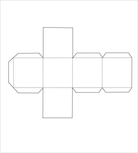 Detail Paper Box Template Nomer 3