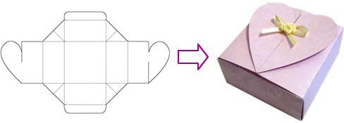 Detail Paper Box Template Nomer 20