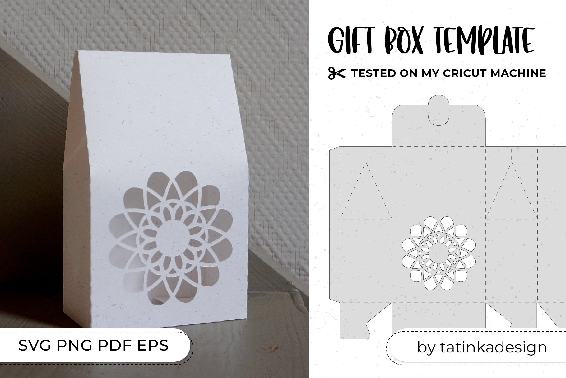 Detail Paper Box Template Nomer 21