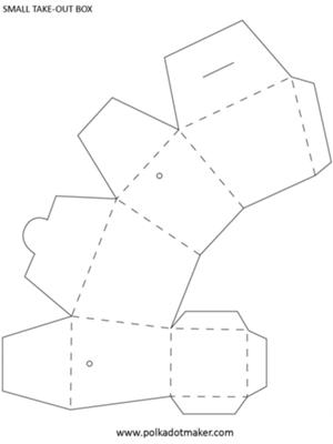 Detail Paper Box Template Nomer 22