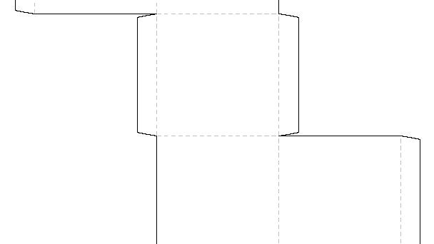 Detail Paper Box Template Nomer 27