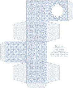 Detail Paper Box Template Nomer 29