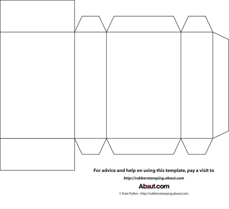 Detail Paper Box Template Nomer 4