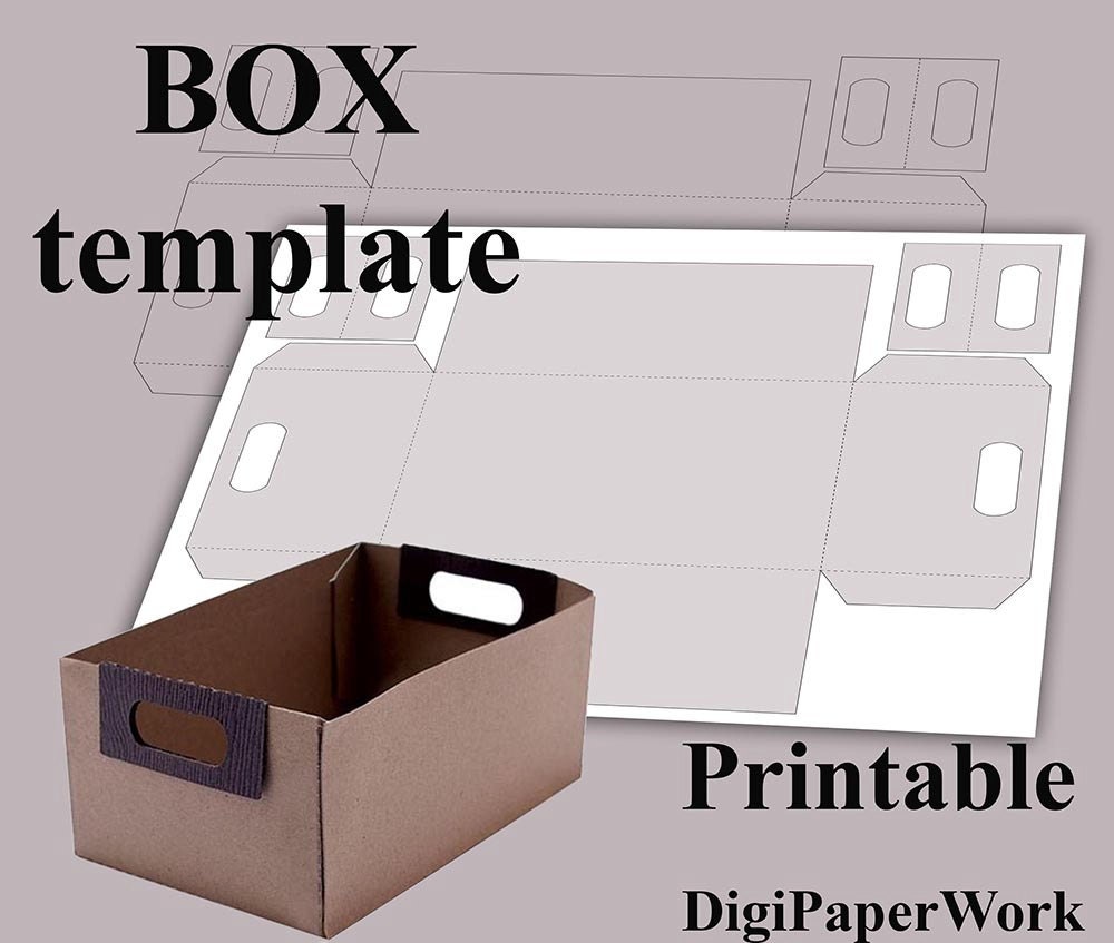 Detail Paper Box Template Nomer 42