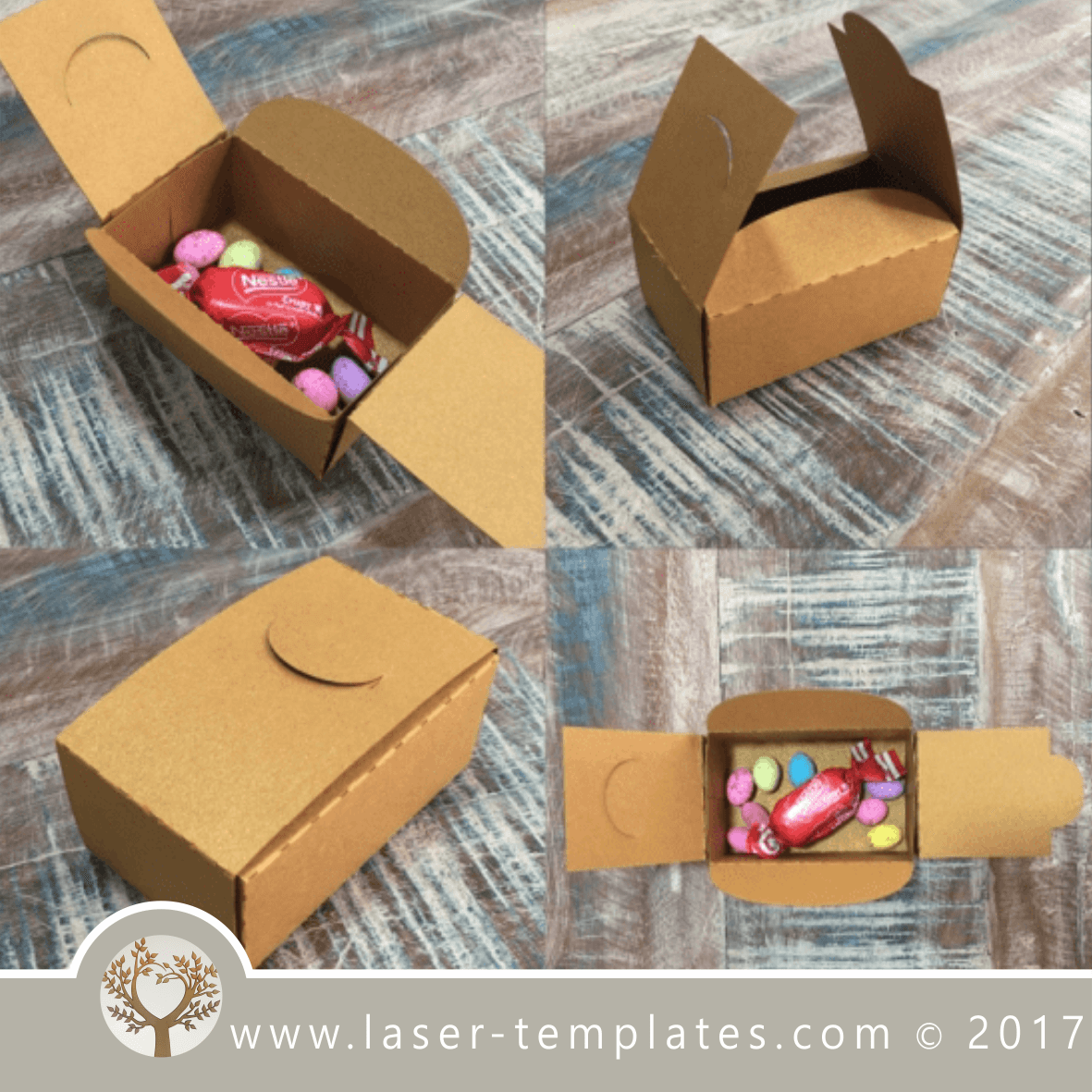 Detail Paper Box Template Nomer 51