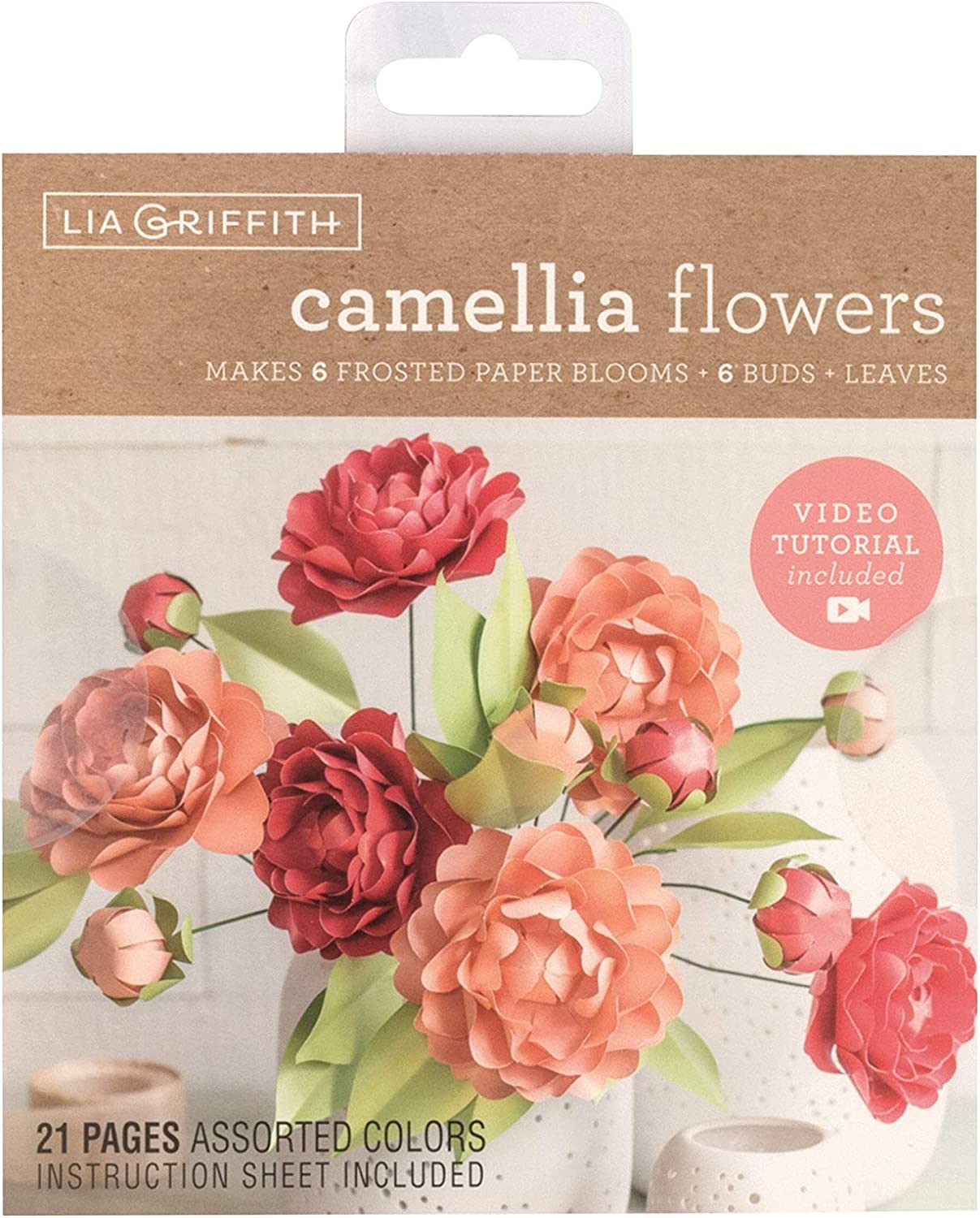 Detail Paper Camellia Flower Template Nomer 36