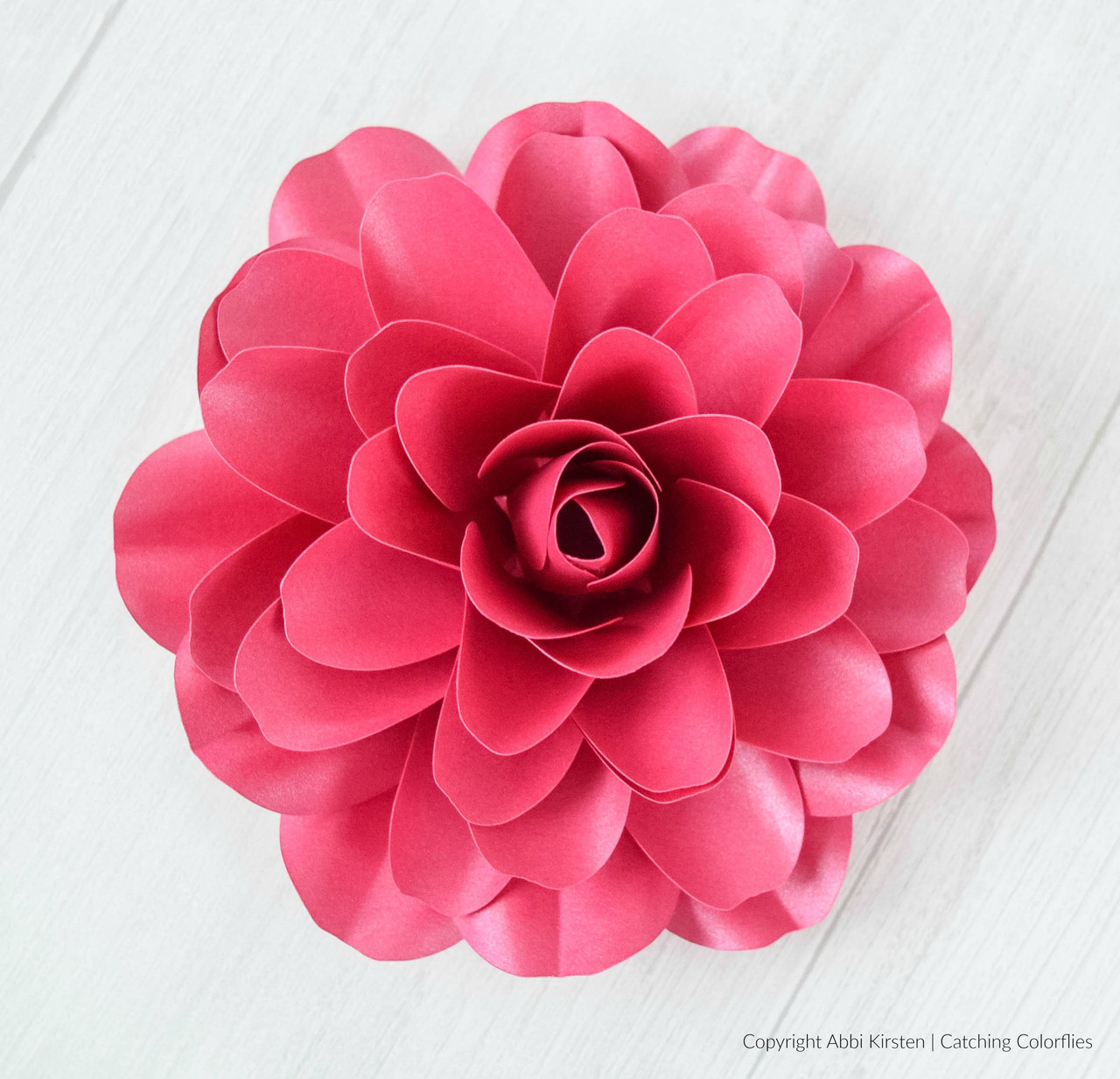 Detail Paper Camellia Flower Template Nomer 50