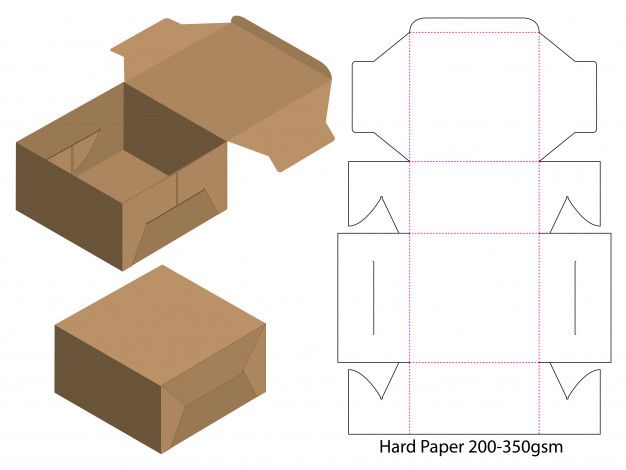 Detail Paper Lunch Box Template Nomer 2