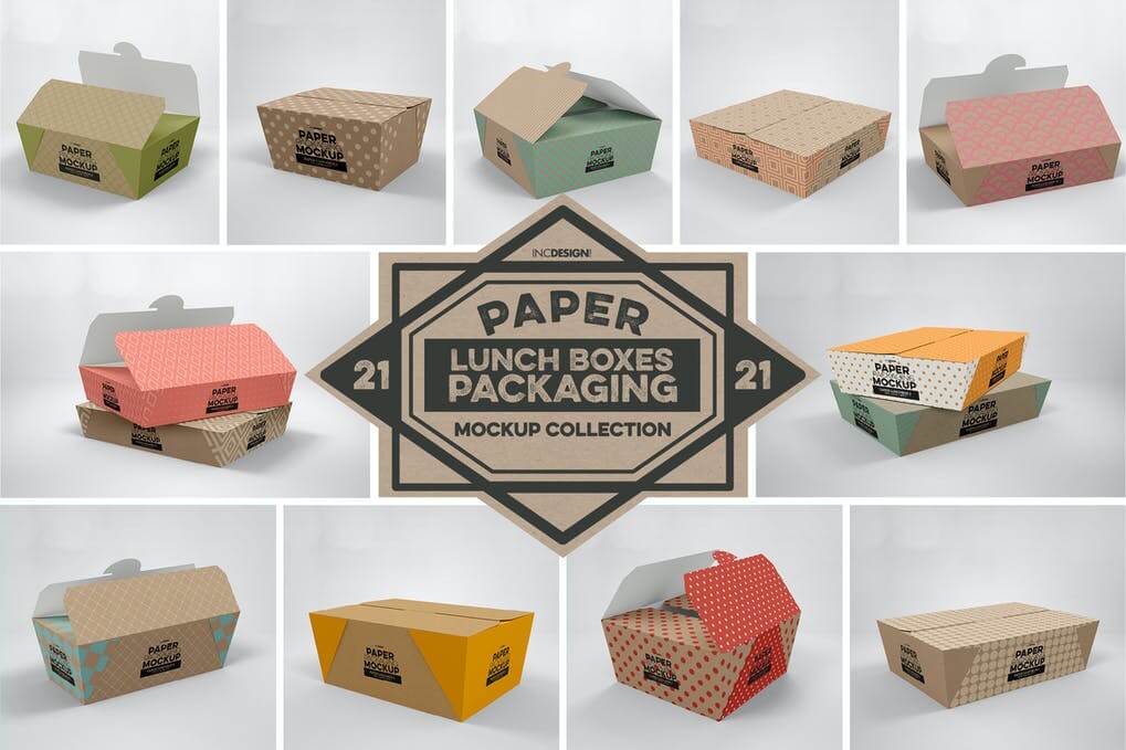 Detail Paper Lunch Box Template Nomer 50