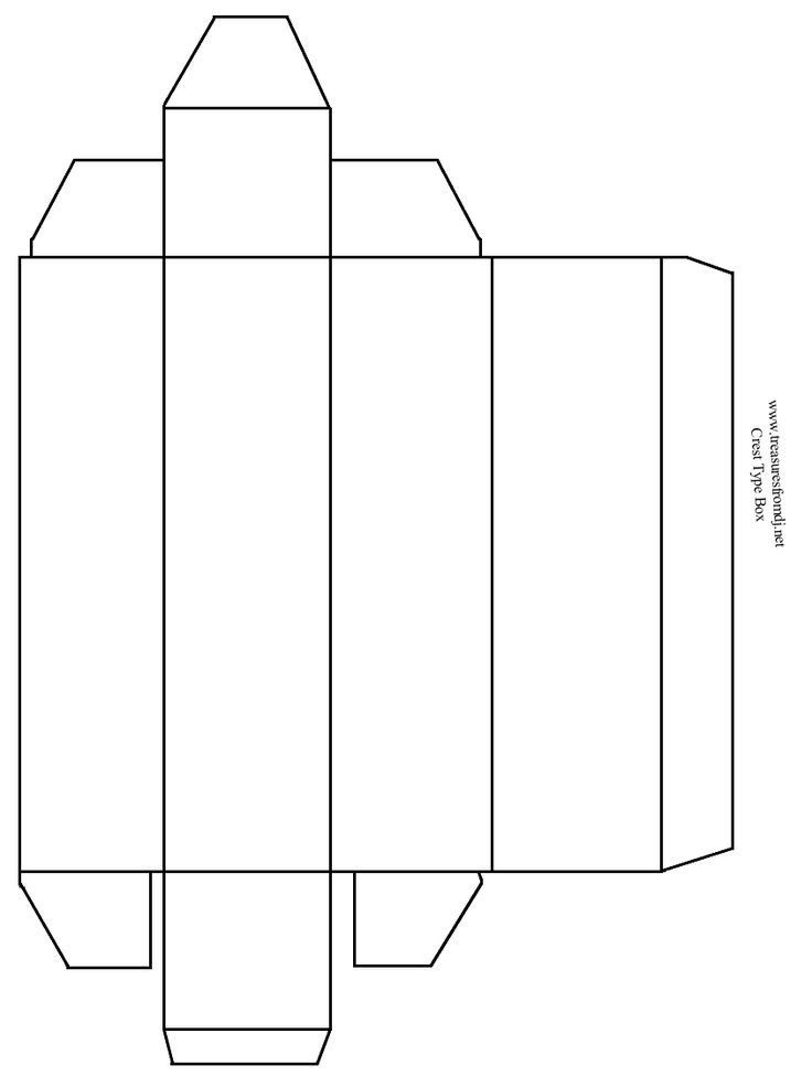 Detail Paper Rectangle Box Template Nomer 12