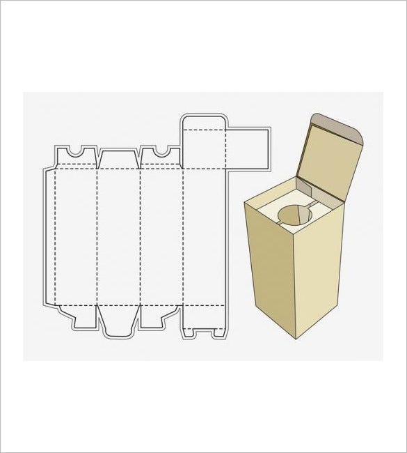 Detail Paper Rectangle Box Template Nomer 9