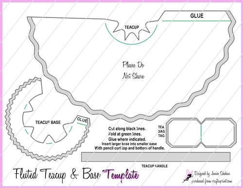 Detail Paper Teacup Template Nomer 35