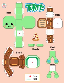 Detail Paper Toy Template Nomer 30