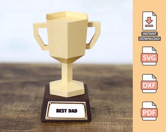 Detail Paper Trophy Template Nomer 15