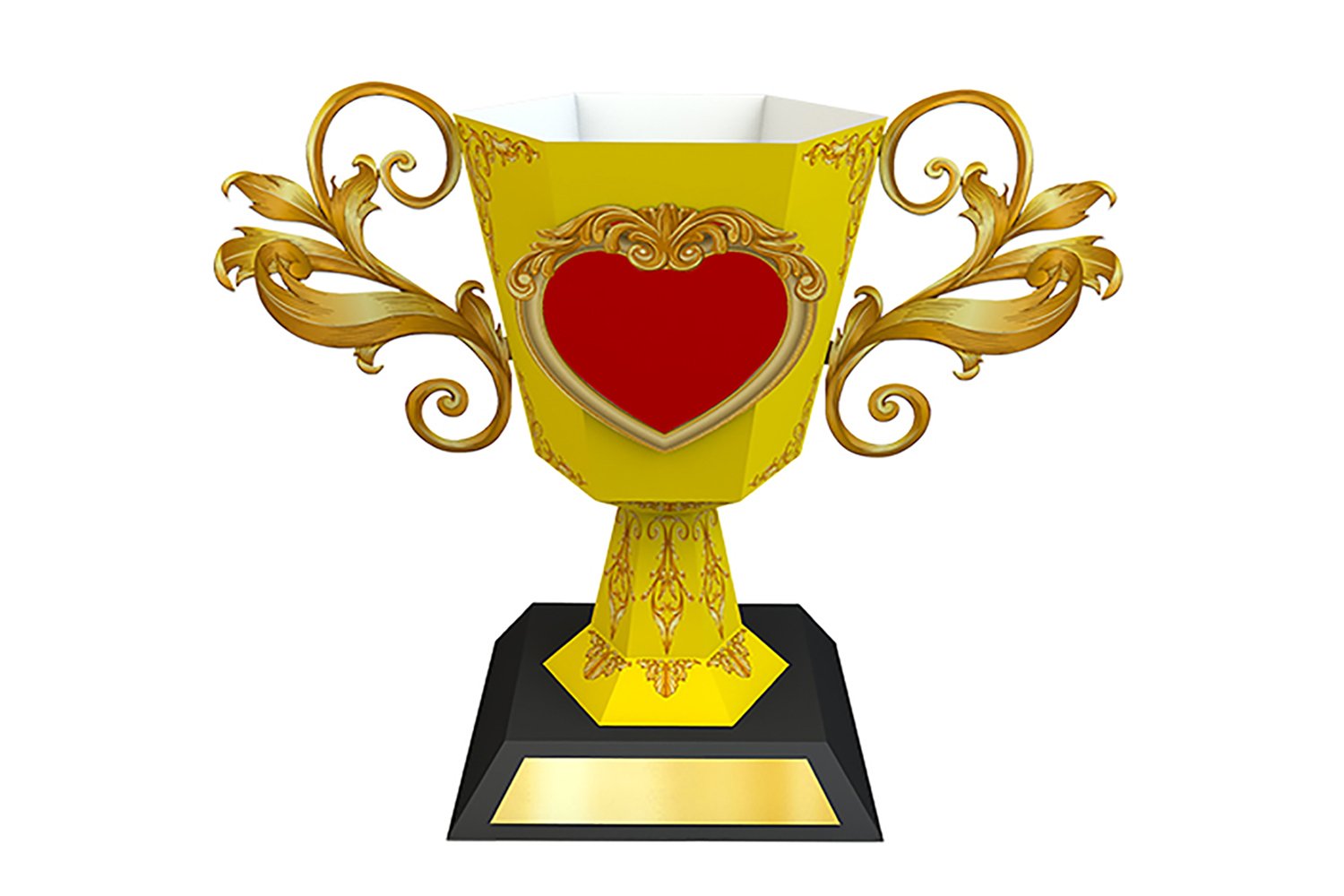 Detail Paper Trophy Template Nomer 25