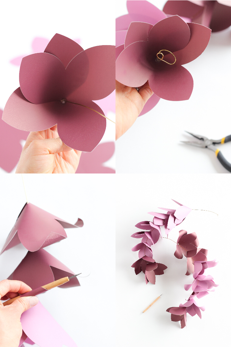 Detail Paper Wisteria Template Nomer 29