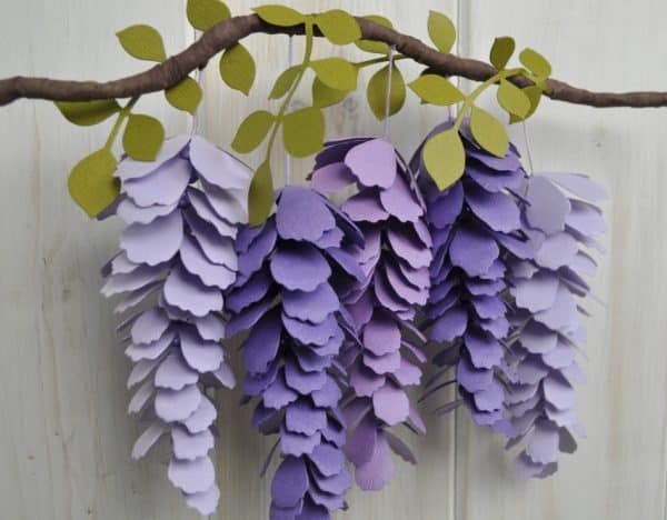 Detail Paper Wisteria Template Nomer 36