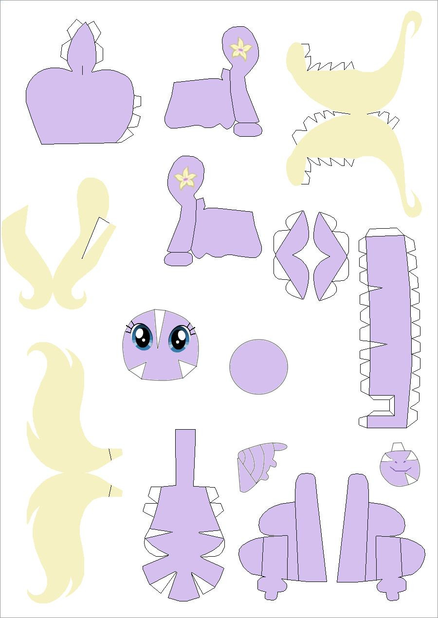 Detail Papercraft Unicorn Template Nomer 20