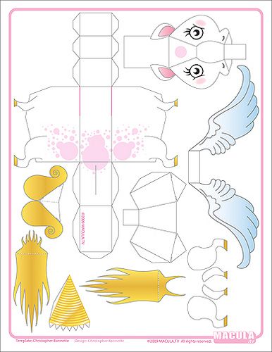 Detail Papercraft Unicorn Template Nomer 25