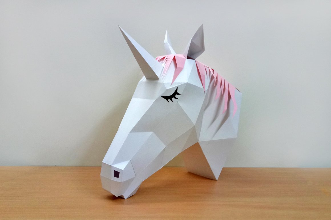 Detail Papercraft Unicorn Template Nomer 28