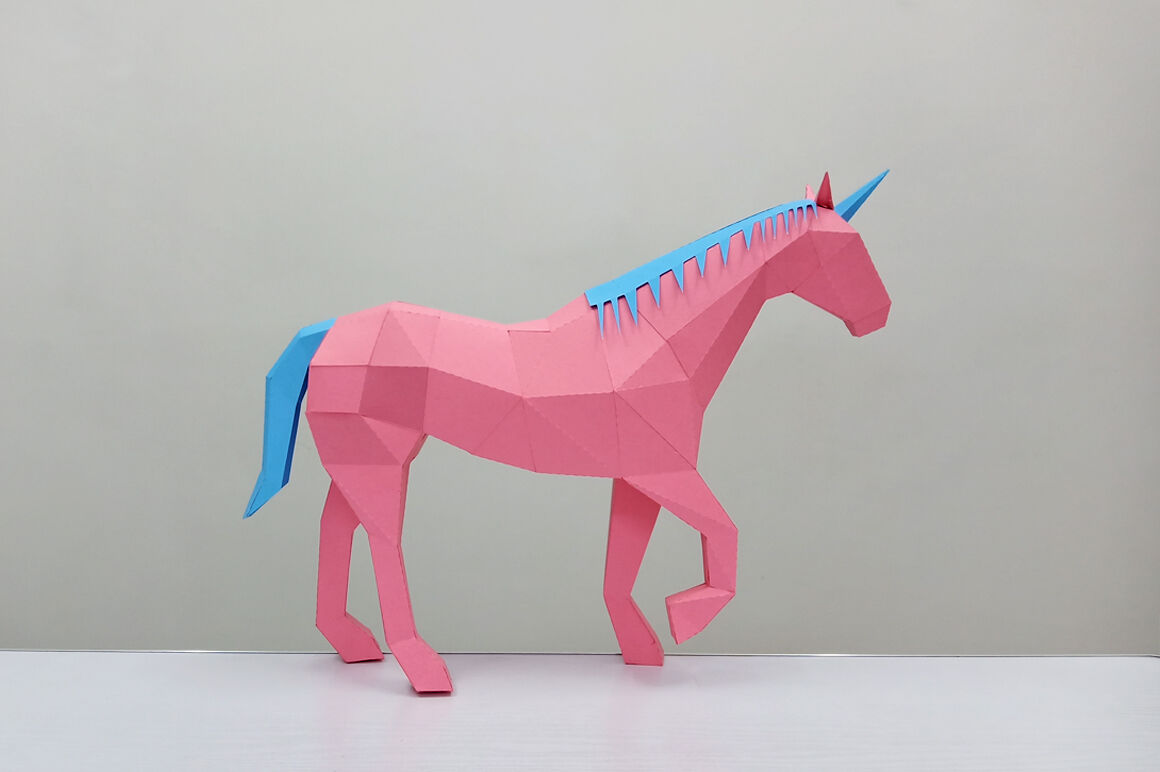 Detail Papercraft Unicorn Template Nomer 45