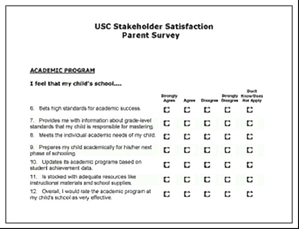 Detail Parent Satisfaction Survey Template Nomer 18