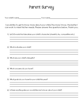 Detail Parent Satisfaction Survey Template Nomer 30