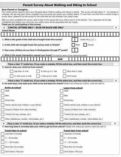Detail Parent Satisfaction Survey Template Nomer 32