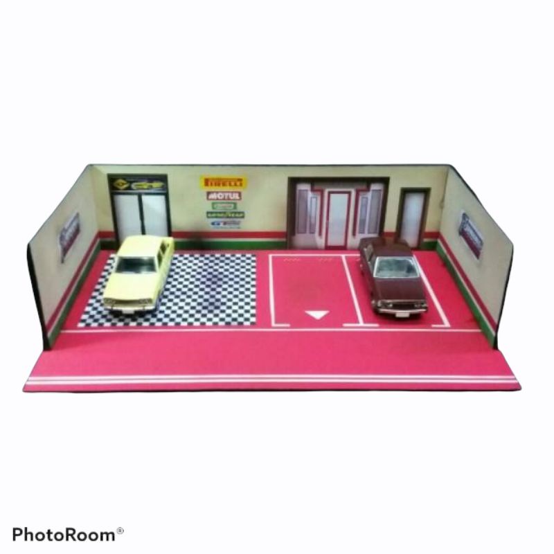 Detail Parking Lot Diorama Template Nomer 44