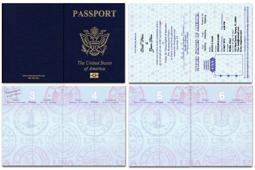 Detail Passport Design Template Nomer 11