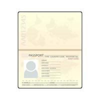 Detail Passport Design Template Nomer 16