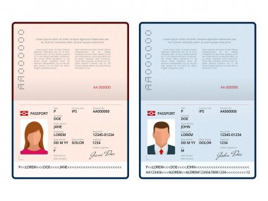 Detail Passport Design Template Nomer 29