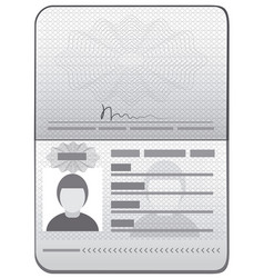 Detail Passport Design Template Nomer 33