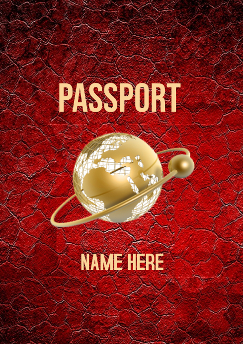 Detail Passport Design Template Nomer 46