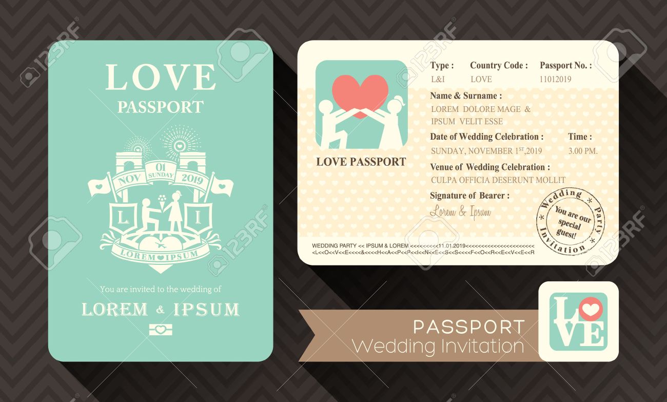 Detail Passport Design Template Nomer 10