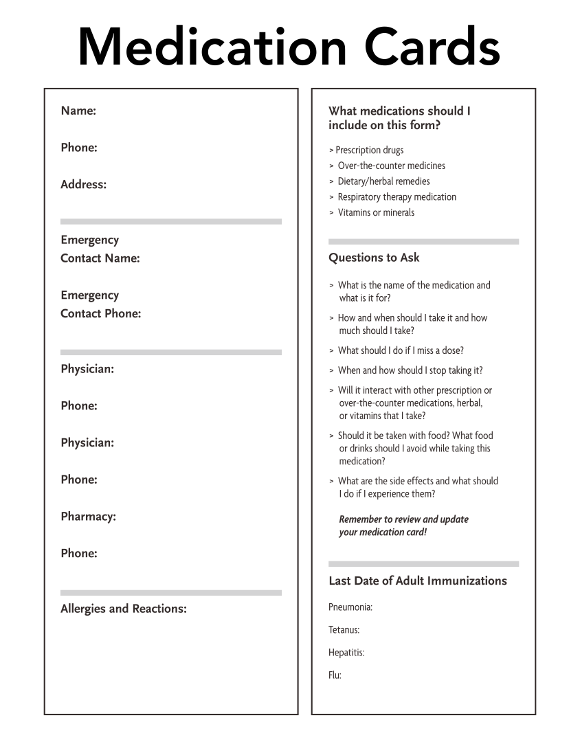 Detail Patient Card Template Nomer 12