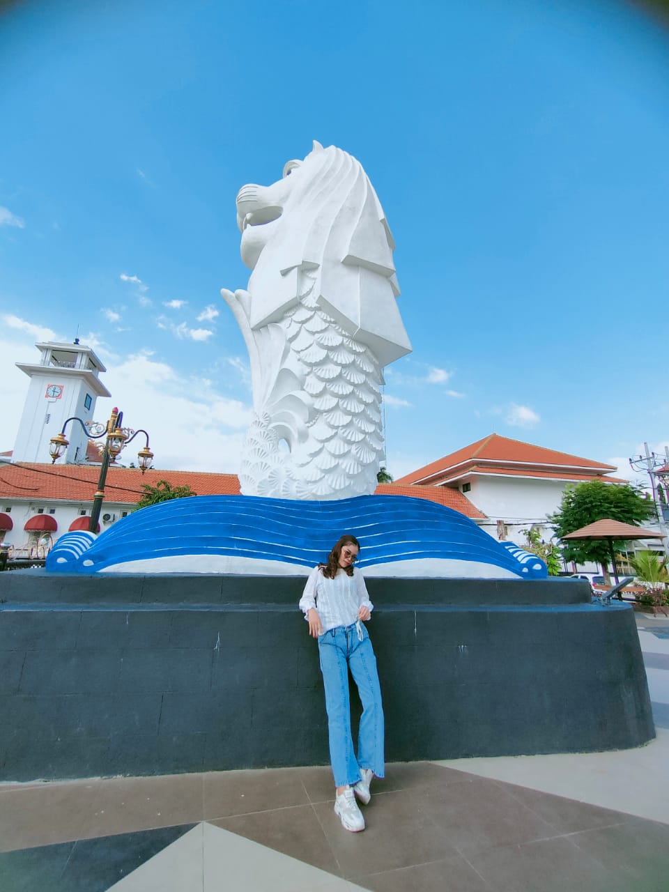 Detail Patung Merlion Terdapat Di Kota Nomer 13