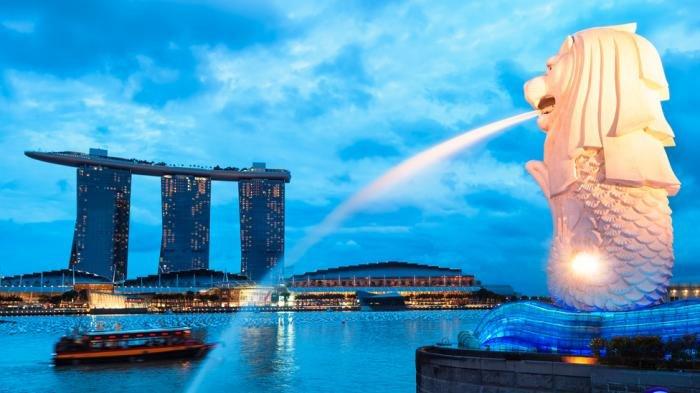 Detail Patung Merlion Terdapat Di Kota Nomer 25