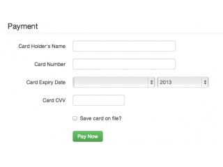 Detail Payment Form Template Bootstrap Nomer 10