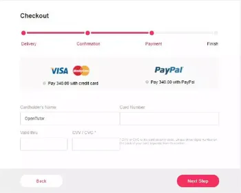 Detail Payment Form Template Bootstrap Nomer 32
