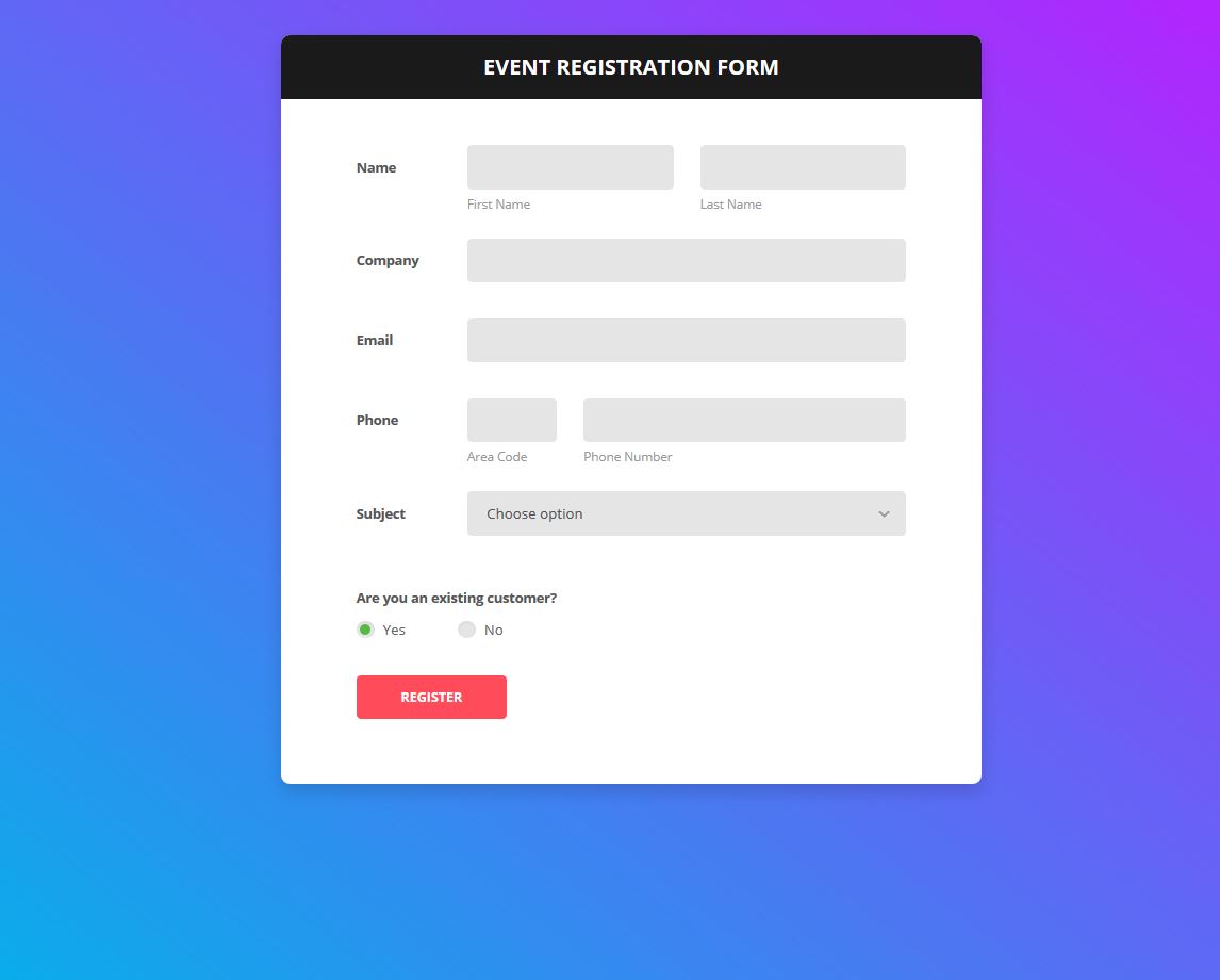 Detail Payment Form Template Bootstrap Nomer 37